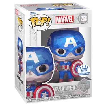 Imagem de Funko Pop! Marvel: Capitão América *Exclusiva Loja Facetada