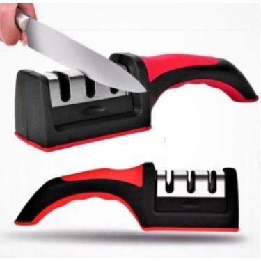 Imagem de Amolador Afiador De Facas Adaga 3 Em 1 Profissional Relet - GENÉRICA