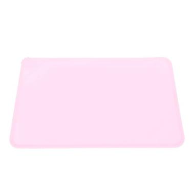 Imagem de Esteira de Alimentação do Animal de Estimação do Silicone, Esteira Lavável da Bacia da água do Alimento do Cão do Gato da Prova do Derramamento Esteiras de Alimentação do Gato do