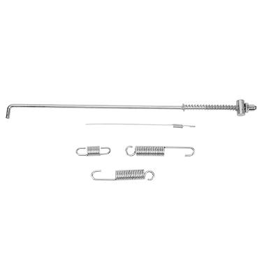 Imagem de Grcfumo 5 unidades de mola de retorno de velocidade, kit de mola de retorno de haste de ligação do regulador do acelerador, kit de molas de retorno de alavanca de liga de aço para