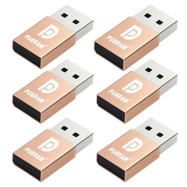 Imagem de FUERAN Adaptador de exibição virtual 4K 60Hz USB-C Tipo-C DDC EDID fictício plugue fantasma sem cabeça emulador 2K1080P@60Hz (DP-1080P-60Hz-6P-jin)