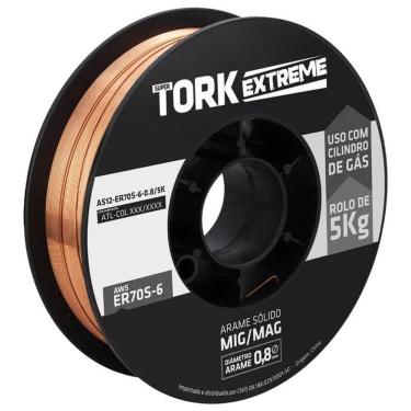 Imagem de Arame De Solda Mig Com Gás 0,8 Mm - Rolo De 5 Kg