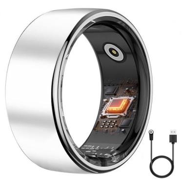 Imagem de Rastreador de sono com frequência cardíaca Smart Ring Kuinha Fitness H