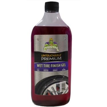 Imagem de Cristal Untouchable Premium Wet Tire Finish Gel, 473 g, proteção UV