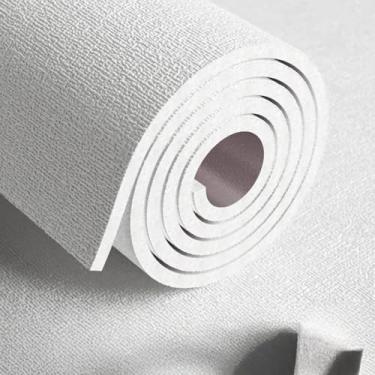 Imagem de Papel de parede espesso 7 mm autoadesivo impermeável à prova de umidade e quente papel de parede corretivo cobertura de parede macia para sala de estar e quarto neve montanha branca 50 * 500 cm