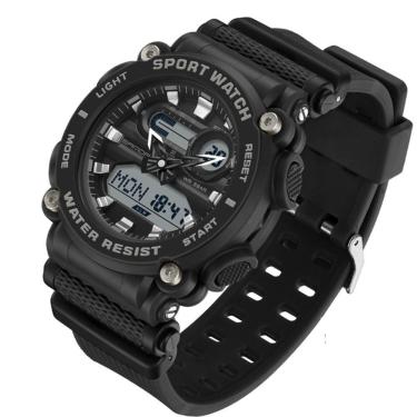 Imagem de Relógio De Pulso Militar Esportivo Digital 3139 Preto Cinza