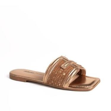 Imagem de Slide Dakota Metalizado Feminina Y9934-Feminino