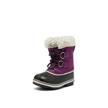 Imagem de Sorel Bota juvenil unissex Yoot PAC Nylon impermeável, Roxo Wild Iris Dark Plum, 22
