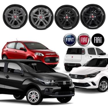 Imagem de Jogo calota Fiat Argo Uno Palio Mobi 2021 2022 Aro 14