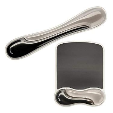 Imagem de Kensington Conjunto de conjunto de descanso de pulso Duo Gel mouse e teclado, teclado ergonômico e mouse pad com suporte de pulso, descanso de pulso para teclado, teclado de computador, gel