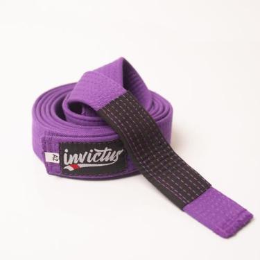 Imagem de Faixa jiu jitsu adulto  envio imediato - Kimonos Invi, Roxo, A4
