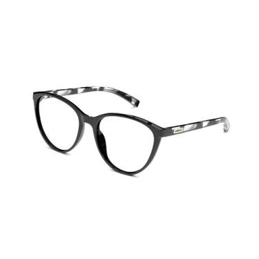 Imagem de Armação De Óculos Colcci Kim C6146ado56 Preto Brilho, Preto, 56