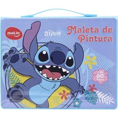 Imagem de Maleta para Pintura STITCH Plástica com 64 ITENS - Molin