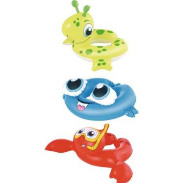 Imagem de Bóia Inflável Redonda Bichinhos Unitário Sortidos - MOR