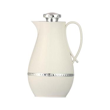 Imagem de Bothyi 1L Termal Coffee Cafee Tule Bels Beapot Beverage Dispensador de Café Jug a vácuo Flask para chá de café para café Lar, Prata Branca