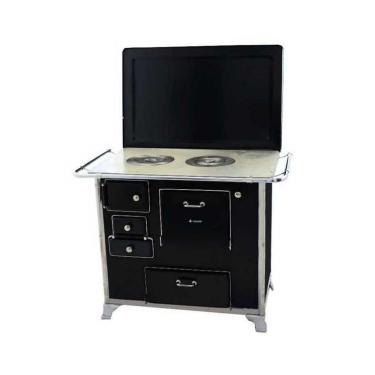 Imagem de Fogão A Lenha 01 Preto Gabinete Com Tampa 1gdtpr - Met. Venâncio