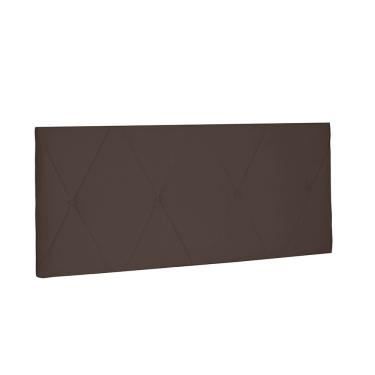 Imagem de Cabeceira Aquilla Cama Box Solteiro 90Cm Suede Café