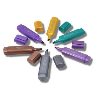 Imagem de Marca Texto Metalizado 06 Cores Winpaper - Win Paper