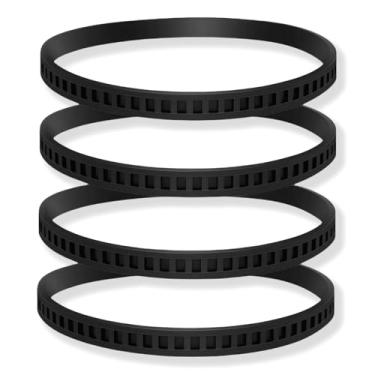 Imagem de 45-69-0010 Pacote com 4 pneus de polia de lâmina de substituição para serra de fita Milwaukee 6230/6232-6/6225/6238N/6238-20/2729-20/AO2807 - Compatível com correias de serra Portaband