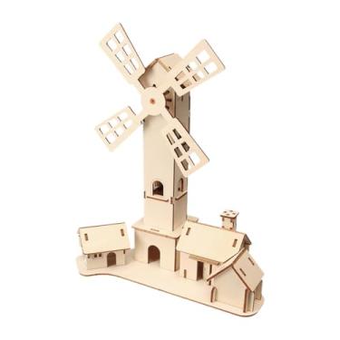 Imagem de KiBcsLic Kit de ciências para crianças Kit de experimentos científicos Brinquedos de atividades de madeira Artesanato Brinquedos educativos Modelo de