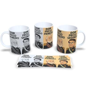Imagem de Caneca de Porcelana Meme Político Dom Preso 1 e Dom Preso 2 (Mod.5)