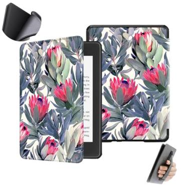 Imagem de GUKSRASO Capa para 6" Kindle 11ª Geração (2024/2022, Modelo: C2V2L3/RS23CV) - Despertar/Suspender Automático Inteligente,Material TPU e Alça de Mão