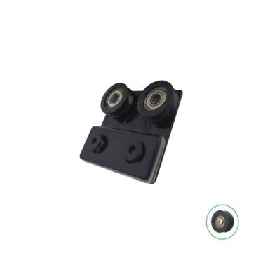 Imagem de 1122DC - Roldana de carrinho duplo (côncava) para porta de correr vidr