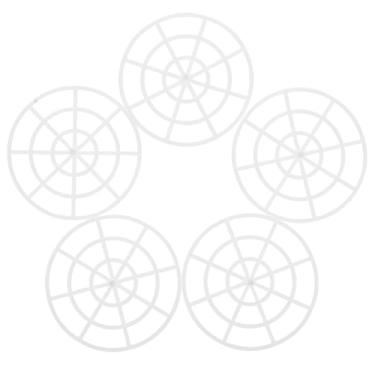 Imagem de DECHOUS 5 peças de pote de fermentação prensador de tela acessório de decapagem ferramenta de prensa ferramenta de prensagem para ajudante de prensagem de vegetais placa de fixação