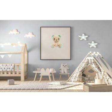 Imagem de Fundo Fotográfico Em Tecido Quarto Azul 2,60 X 1,50 - Mix estilos