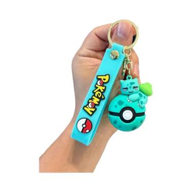 Imagem de Conjunto De Chaveiros Pokémon Pikachu, Eevee E Charmander Com Poké Bal