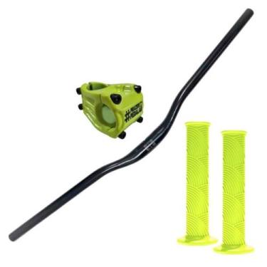 Imagem de Guidão Voador Wheeling Freeride Mesa Manoplas Gios Naja - Prazer Em Pe