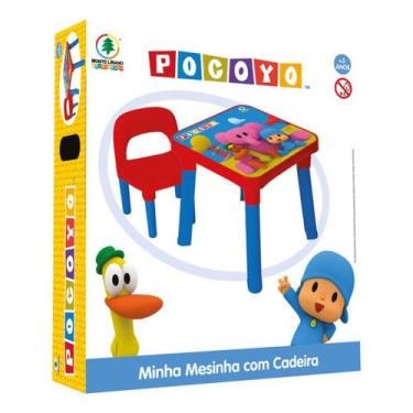 Imagem de Minha Mesinha Com Cadeira Infantil Pocoyo - Monte Líbano