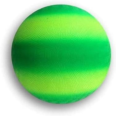Imagem de Bolas de playground de 21,5 cm Green Rainbow Ball! Tamanho perfeito para kickball, Dodgeball e muitos outros jogos ao ar livre!!
