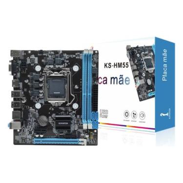 Imagem de Placa-mãe Kingter H55 16gb ddr3 LGA 1156 i3/i5/i7 Suporte USB 3.0 VGA 