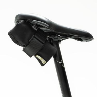 Imagem de PACK2RIDE Bolsa para selim de bicicleta Blossom – resistente à água, tecido Cordura durável e suporte de kit de ferramentas de bicicleta – Armazenamento sob o assento, bolsa de bicicleta, rolo de