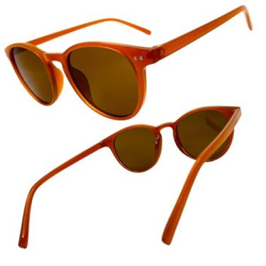 Imagem de Óculos de Sol Joachim Heat, Tamanho P, Casual, Masculino, Feminino, Proteção UV400, Desing Italiano, Tendência Europa (Caramelo - Cor 6)