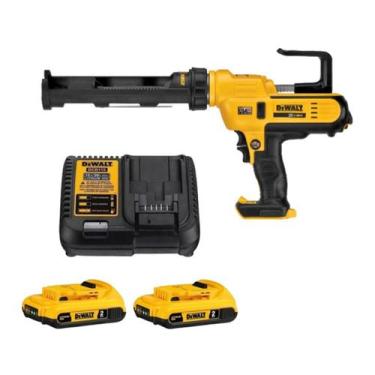 Imagem de Pistola De Silicone 2 Baterias 20V DCE560B Carregador Bivolt - Dewalt