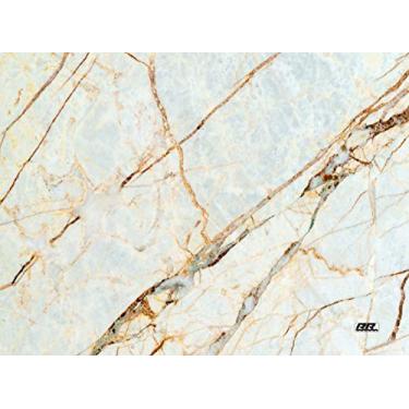 Imagem de Rogue River Tactical Tábua de corte de vidro com padrão de pedra marmorizada marrom branca texturizada arte de cozinha moderna presente decorativo abstrato ondulado contraste design