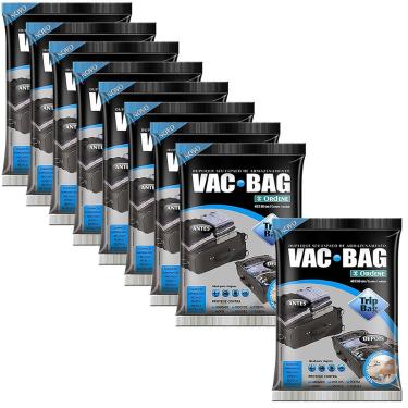Imagem de Saco Vácuo Vac Bag Ordene Trip Bag 40X60 Armazenagem 9 Peças