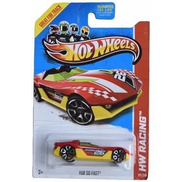 Imagem de Matchbox Hot Wheels Yur So Fast, HW Racing 117/250 [red/Yellow]