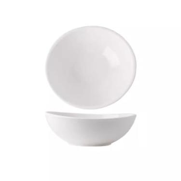 Imagem de URGDWEKJY Tigela de salada doméstica chucrute tigela de peixe hotel clube criativo utensílios de mesa cerâmica tigela de salada tigela de frutas tigela de frutas (pequena)