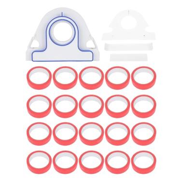 Imagem de Luocute Conjunto de Aplicadores de Fita de Pintura de Máscara, Ferramenta Dispensadora de Fita Plástica Com Defletores de Isolamento e Acessórios de Canto para Linhas Decorativas de