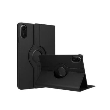 Imagem de Case Capa Giratória para Redmi Pad 2 11 Polegadas Tablet Capinha, Pret