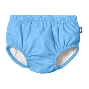 Imagem de City Threads – Fralda de natação reutilizável para bebês e meninas, à prova de vazamento, Bright Light Blue, 4T