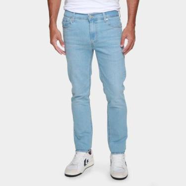 Imagem de Calça Levis 511 Slim Masculina, Azul claro, 44