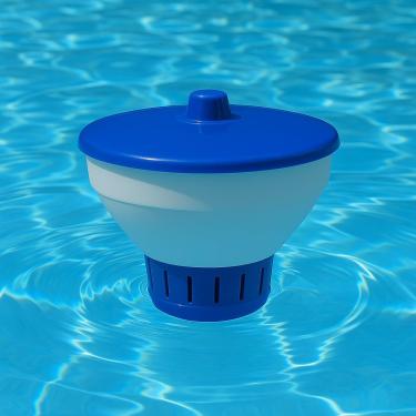 Imagem de Clorador Flutuante para Piscina com Regulagem para Pastilha de Cloro Tratamento da Água Limpeza Verão Premium