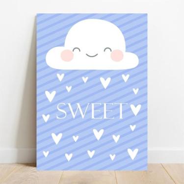 Imagem de Placa Decorativa Bebe Sweet - TaColado., 20x30cm