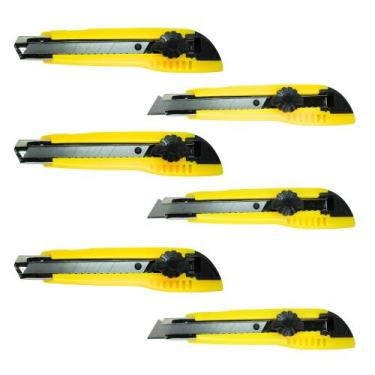 Imagem de Estilete P-300 Seller Compacto Trava Giratória Precisão Lâmina 9mm - K