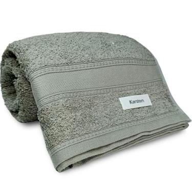 Imagem de Toalha de Banho Karsten Linea 100% Algodão - Barra em Textura Grossa M