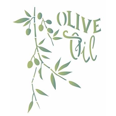 Imagem de Stencil de Acetato para Pintura OPA 20 x 25 cm –1830 – Oliva